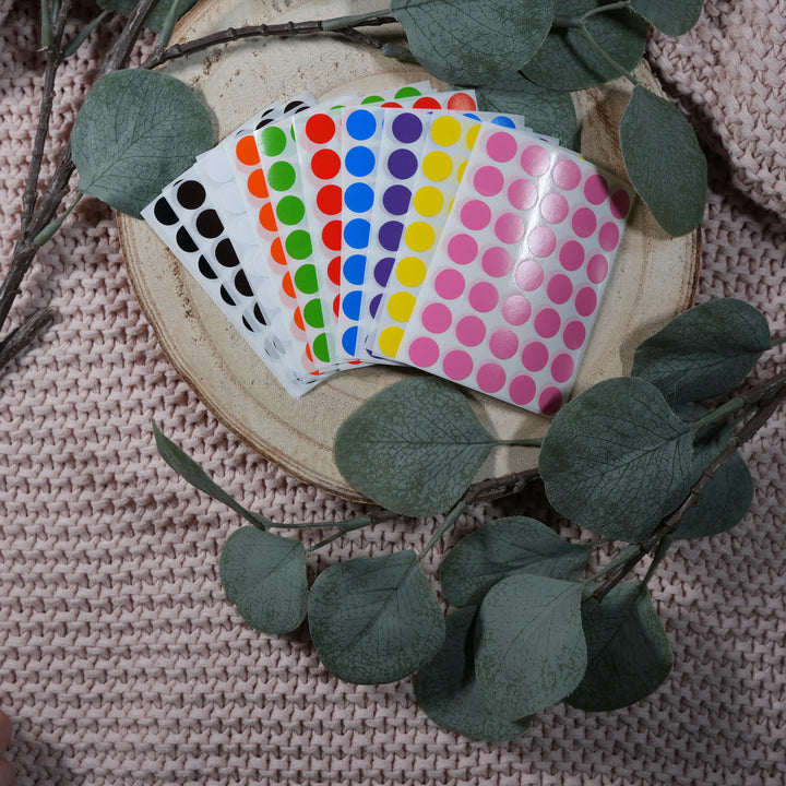 Klebepunkte Einfarbig