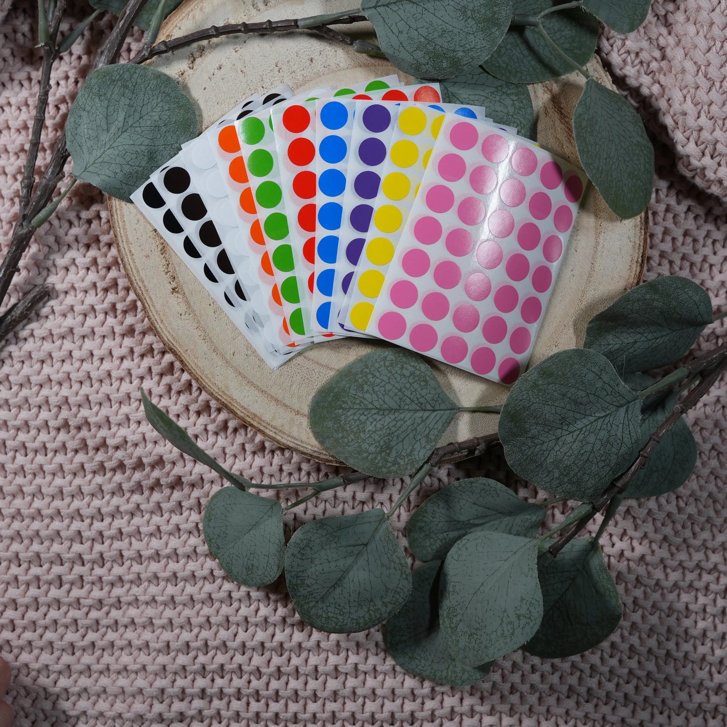 Klebepunkte Einfarbig