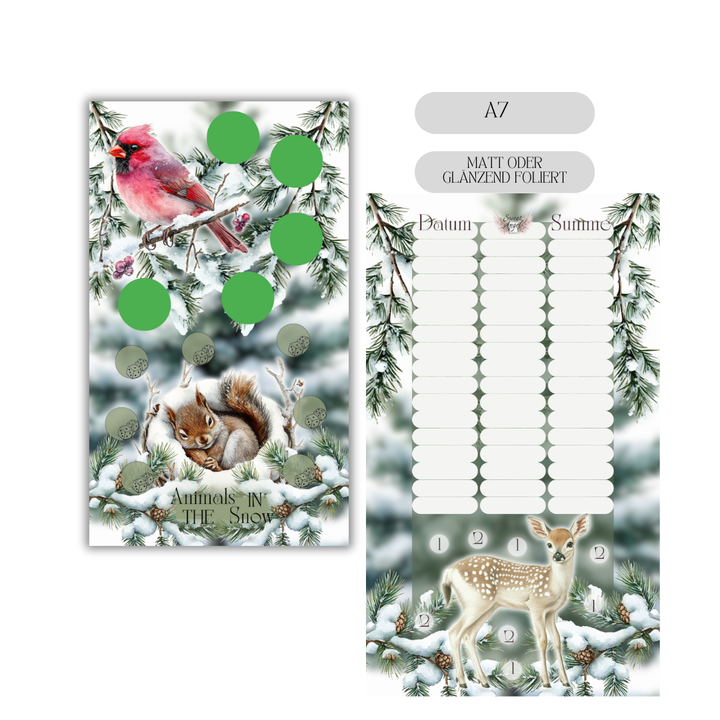 Animals in the Snow A7