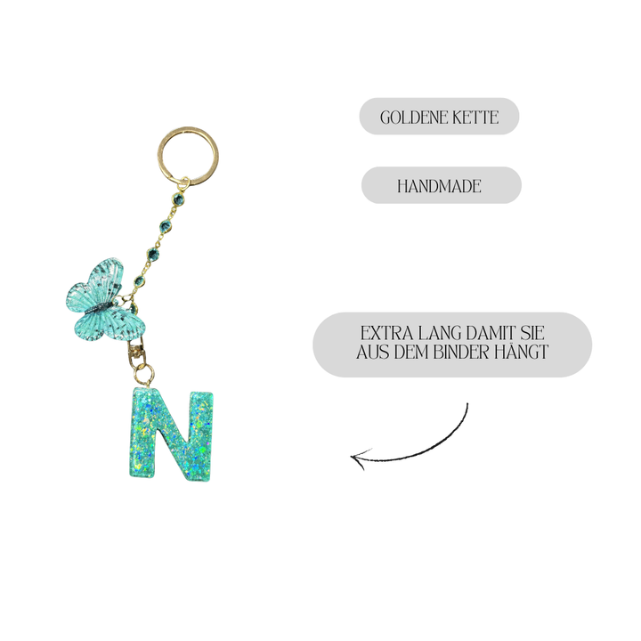 Buchstaben Binder Anhänger