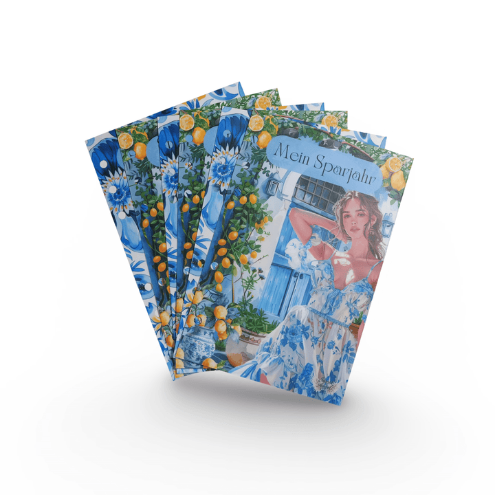 Mein Sparjahr und Sparplan im Griechenland Design - SweetAngel Budget Sparchallenge